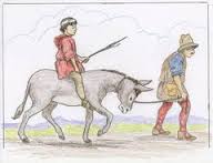Ilustrasi Kisah seorang bapak, anak laki-laki, dan seekor keledai