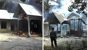 Gereja Dibakar di Aceh Singkil. Akibat Kepala Daerah Tidak Tegas. (Foto : Beritasatu.com)
