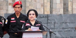 Jokowi dalam dominasi Megawati (Foto : Merdeka.com)