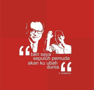 Ilustrasi Quotes Ir. Soekarno