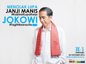 Propaganda Aksi #LiterasiMahasiswa - Foto Jokowi